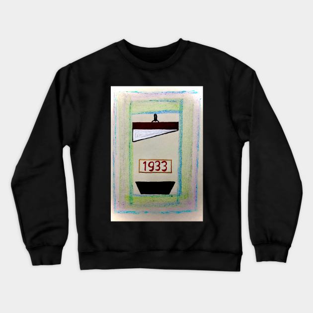 1933 Crewneck Sweatshirt by Cosmicartphlegm